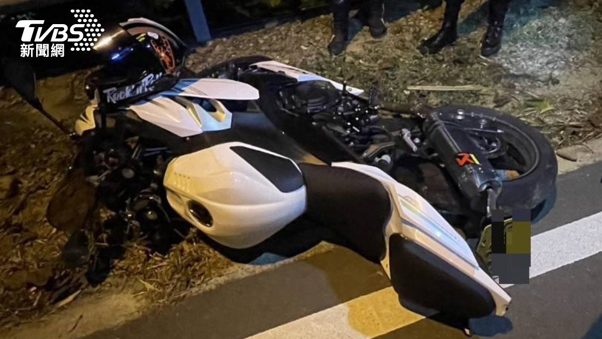 139線再傳車禍！深夜自摔　25歲重機女騎士右腿受傷