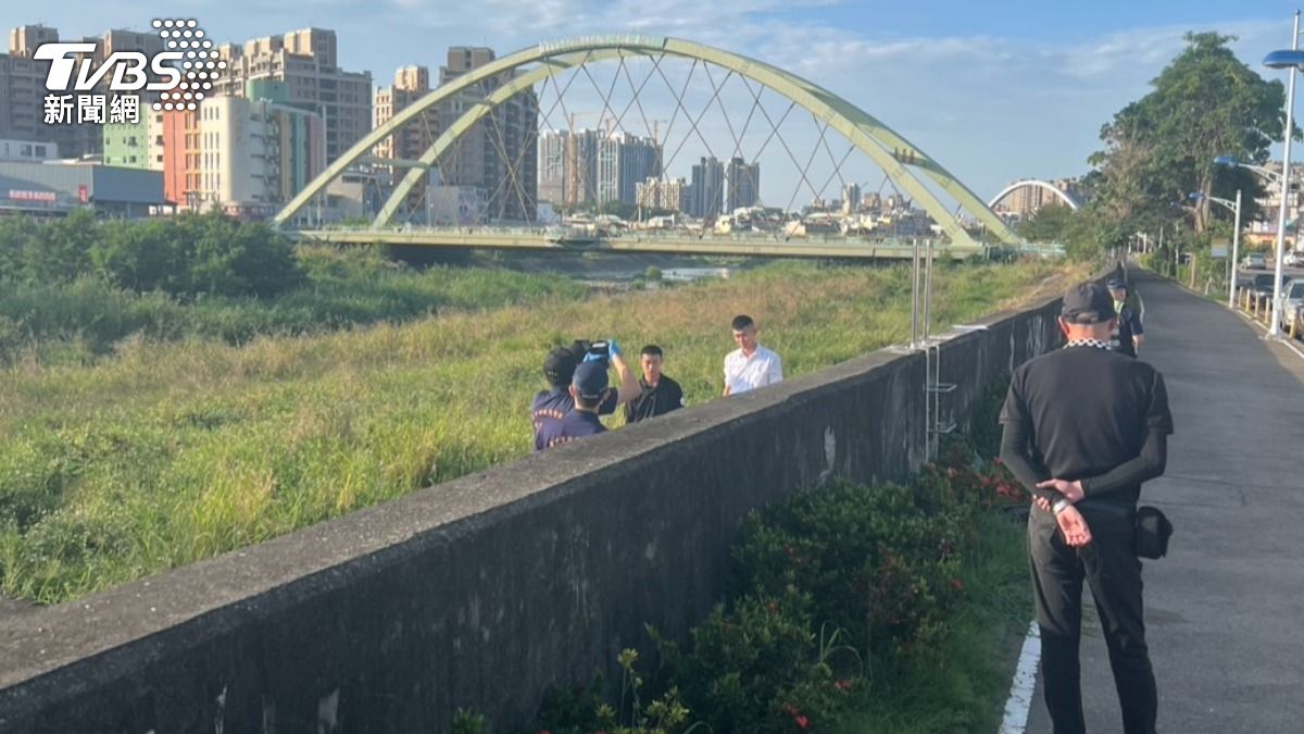台中旱溪堤防出現男屍「頭套塑膠袋」詭死　里長發現嚇壞