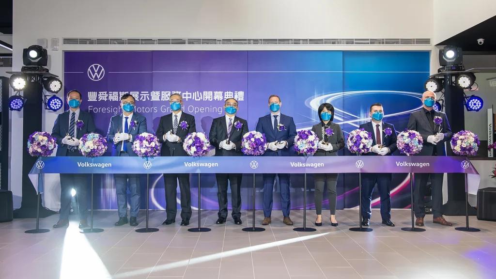 位於新店中興路的豐舜福斯展示中心於2021年開幕。（圖／Volkswagen提供）