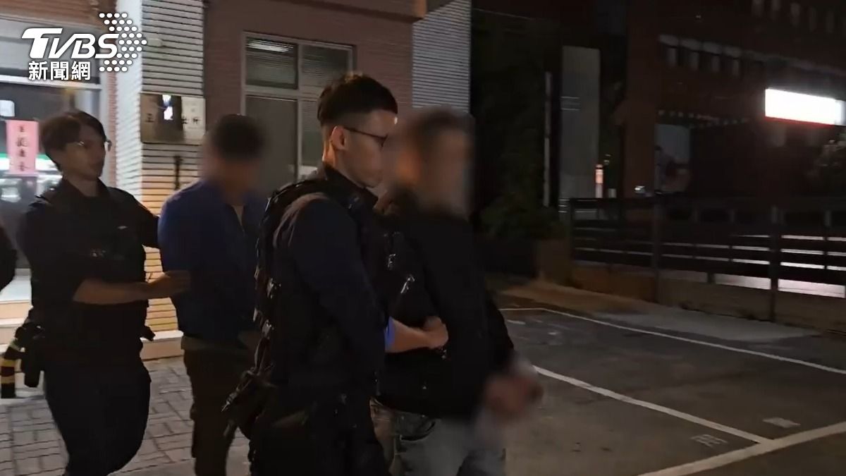 警方將2名涉案人移送法辦。（圖／TVBS）