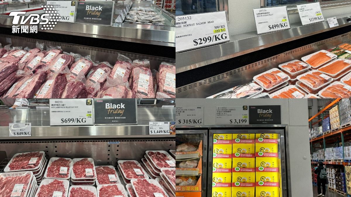 好市多黑五優惠商品。(圖/許稚佳攝)