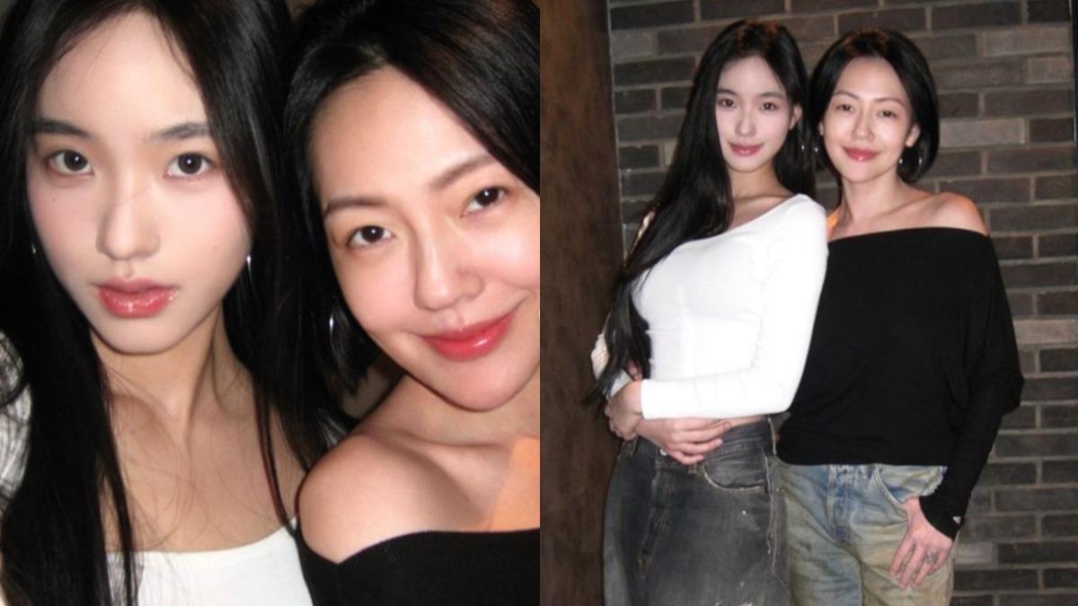 母女同框大秀香肩。(圖/翻攝自小S IG)