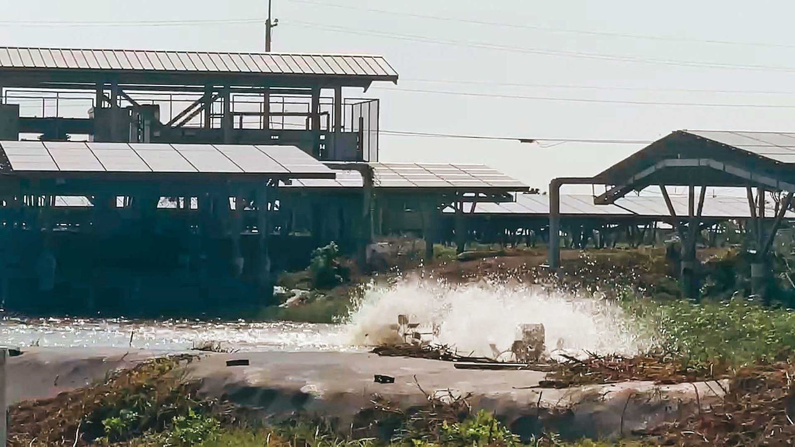 台鹽成立台鹽綠能,在嘉南沿海地區發展光電產業,遭陳啟昱上下其手掏空資產。(圖/鏡新聞提供)