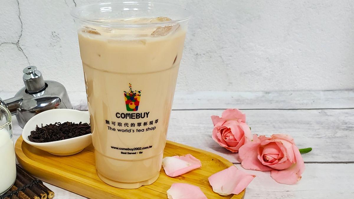 COMEBUY玫瑰系列飲品。（圖／業者提供）