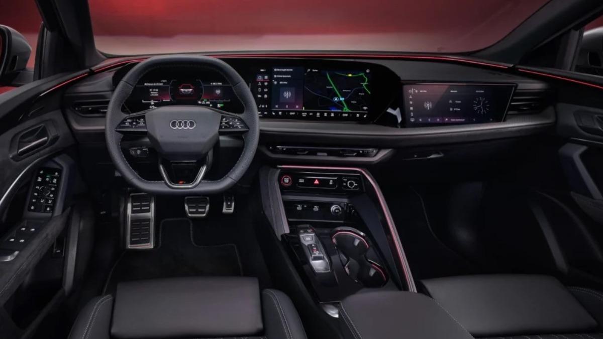 除了大尺寸曲面螢幕介面外,Q5 Sportback與SQ5 Sportback車內還採用駕駛導向佈局。(圖/Audi提供)