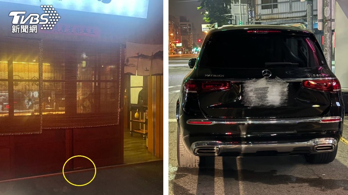 有片/吃不到居酒屋氣炸 24歲男開老闆千萬麥巴赫「倒車撞店」