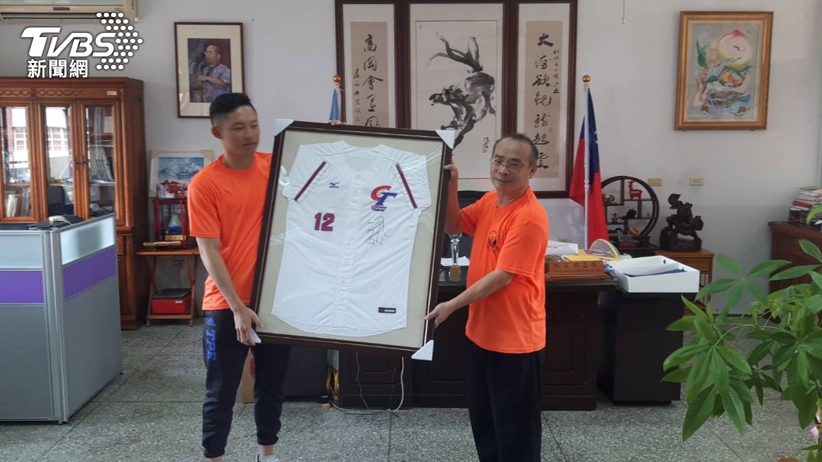 江國豪是麥寮高中校友。（圖／雲林縣政府提供）