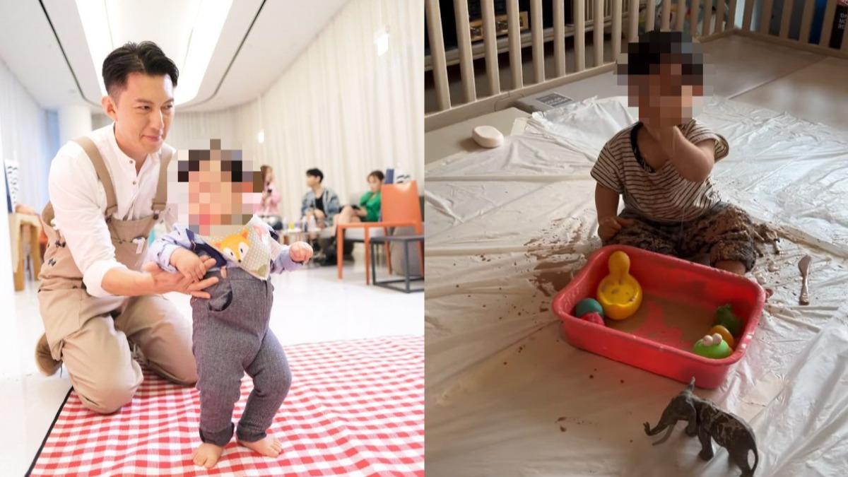 兒在家玩到全身泥!港女星嗨喊賺到1小時 陳自瑤嚇到崩潰