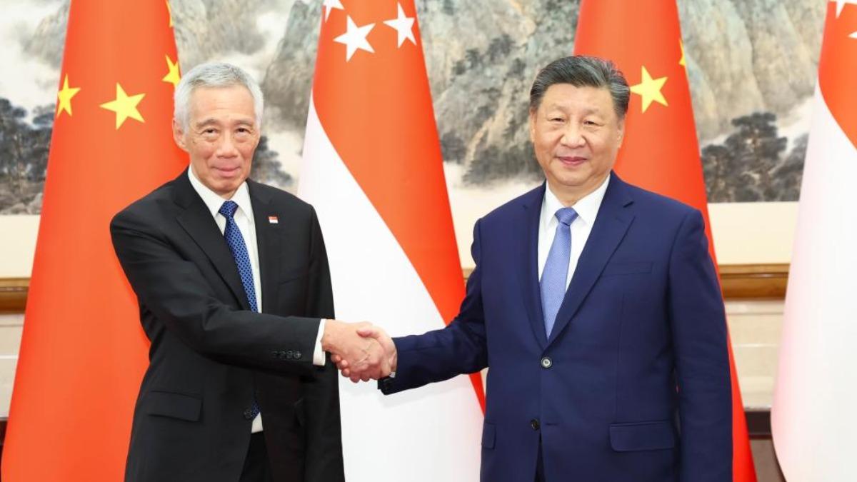 李顯龍卸任後首訪中 習近平稱「好朋友」、談中美關係抵制對抗