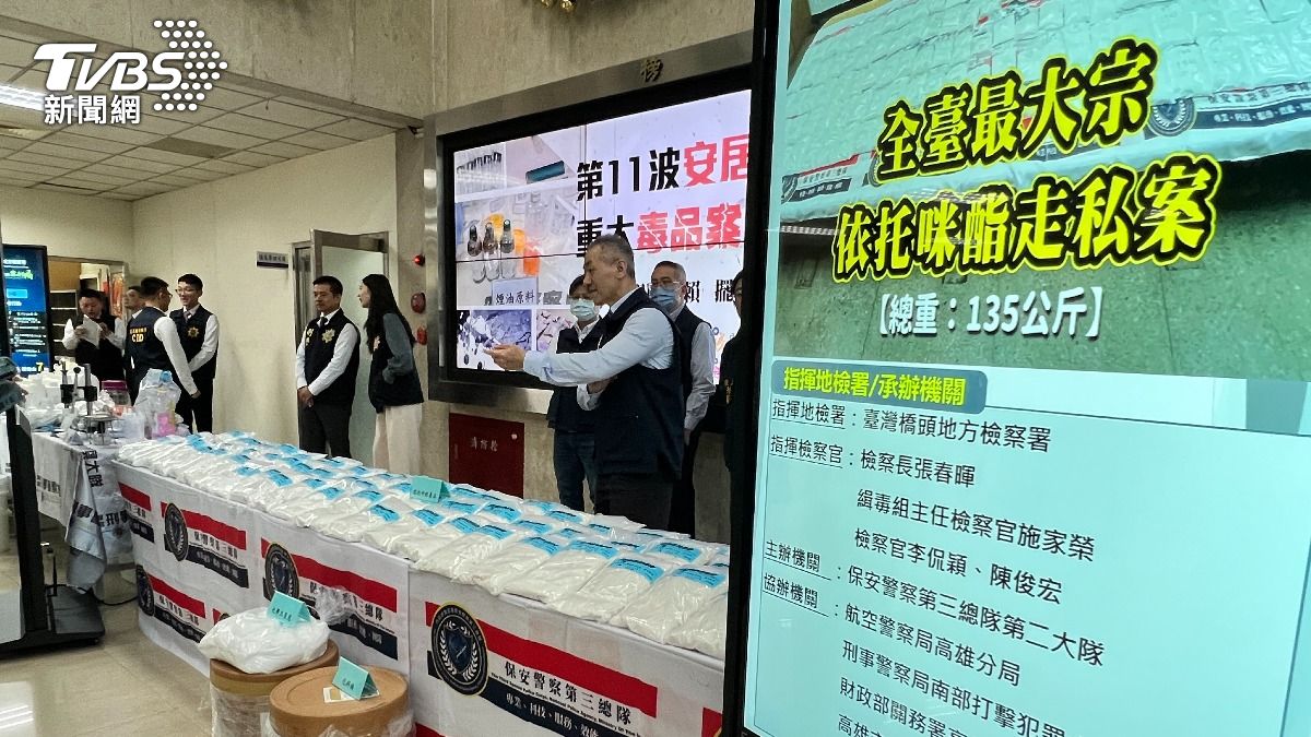 喪屍菸彈害死2警!全台最大市值27億「依托咪酯」原料全攔截