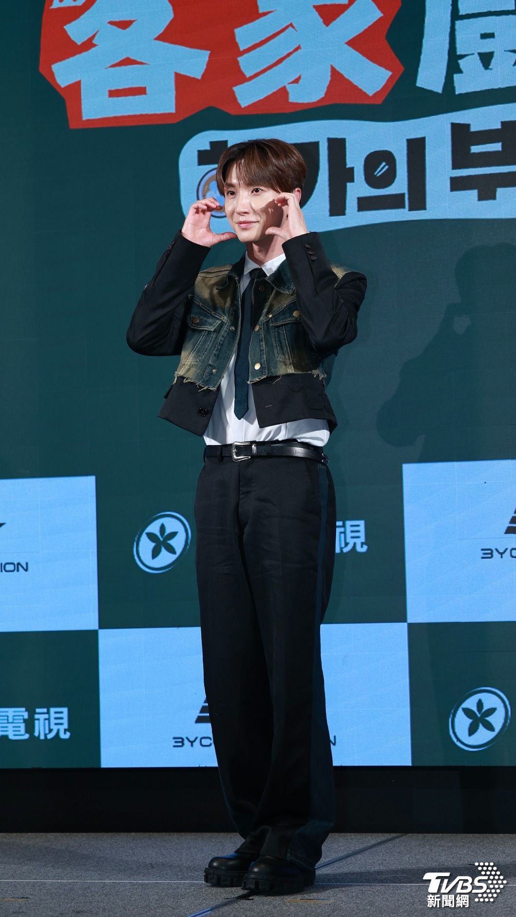 Super Junior隊長利特出席記者會。(圖/黃城碩攝)