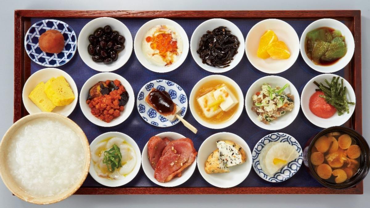 築地本願寺的18道品早飯。（圖 / ©Tsukiji Hongwanji）