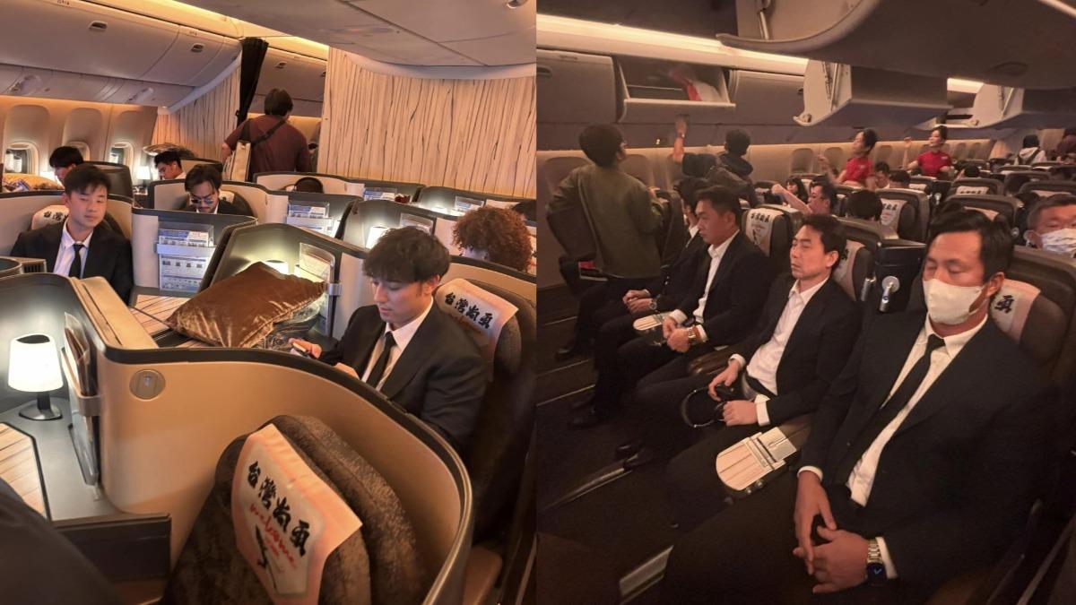 12強／中華隊奪冠返台　網見「教練、球員機上座位」：超感動