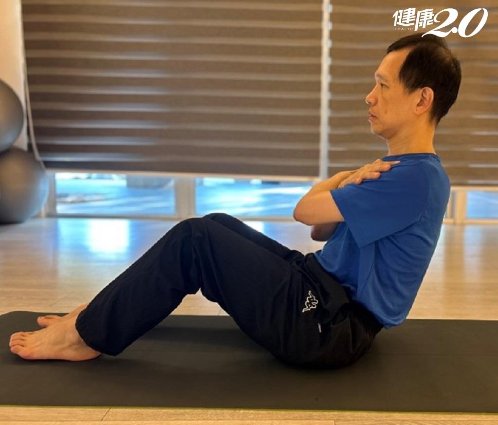 直背後仰。(圖/健康2.0)