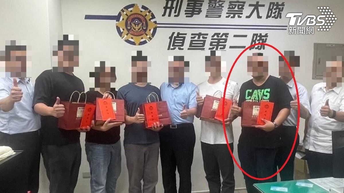 彰化警工作表現認真。(圖/TVBS)