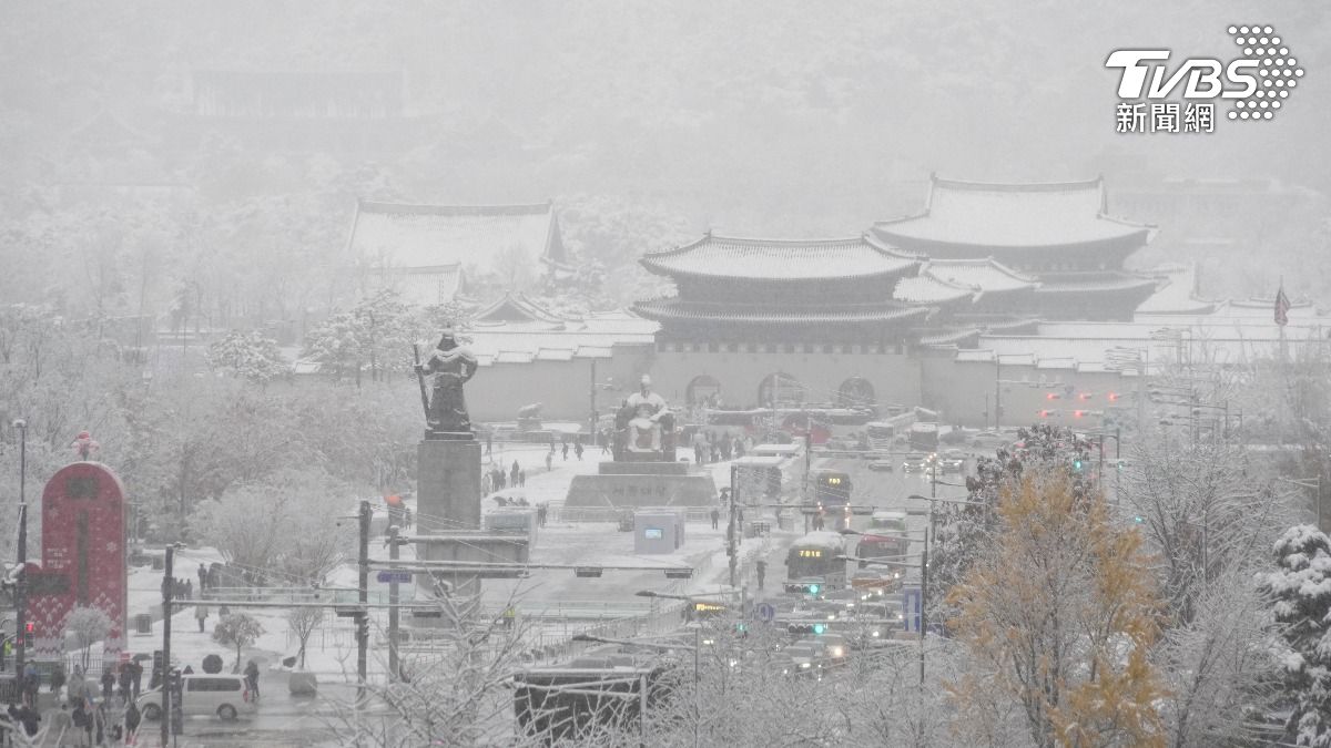 過年遊韓注意!27日起全國迎3天大雪 首爾積雪可達25公分