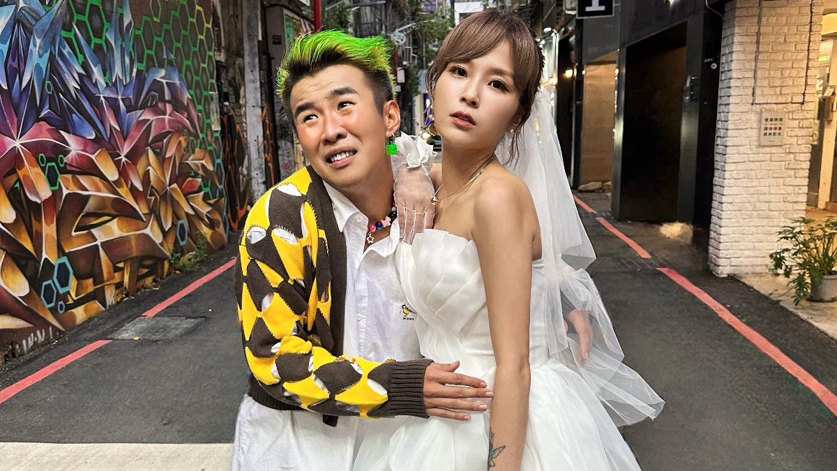 男友全程見證!丟丟妹披婚紗當落跑新娘 揭傷疤:一次就嚇到