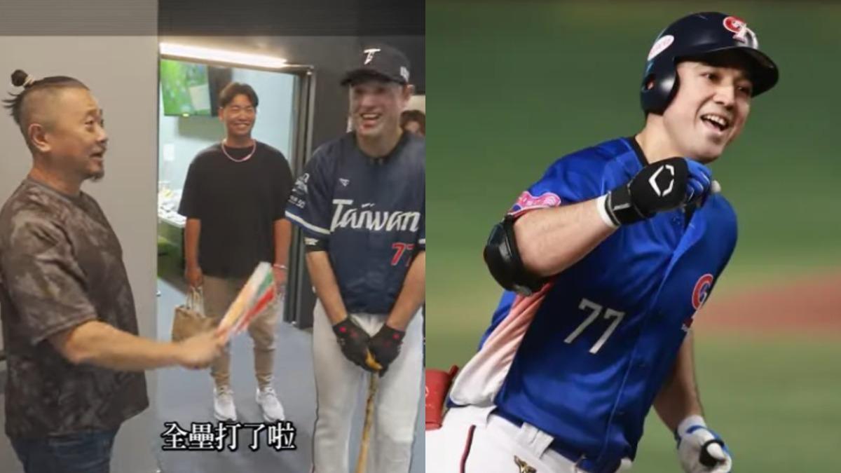 邰智源神功發威!林安可被他「敲頭祝福」 當天轟滿貫砲狂炸
