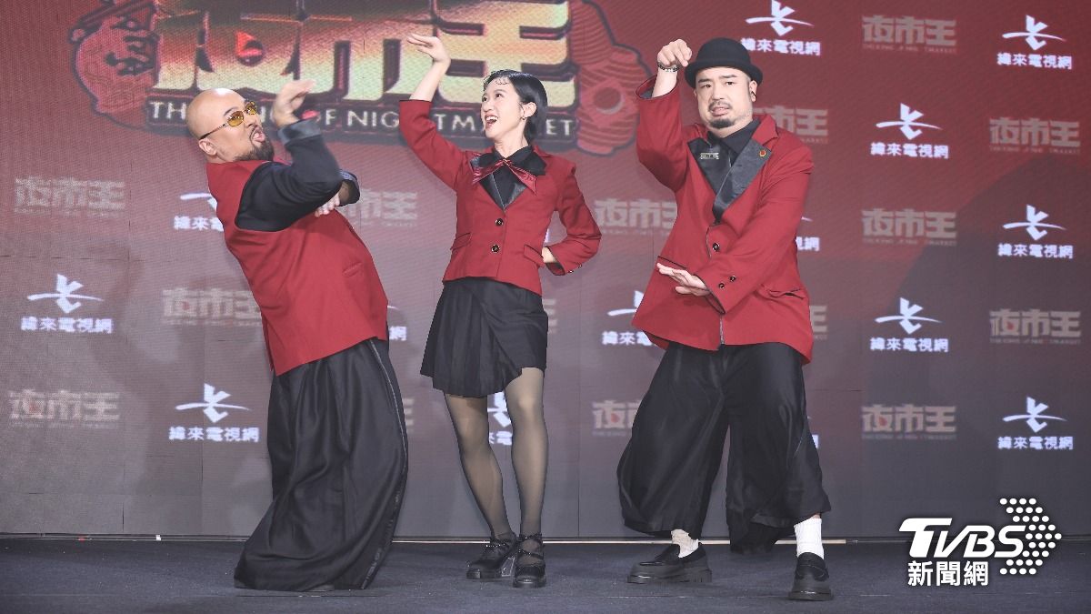 美麗本人(左)、Lulu、阿達很搞笑。(圖/張哲鳴攝)