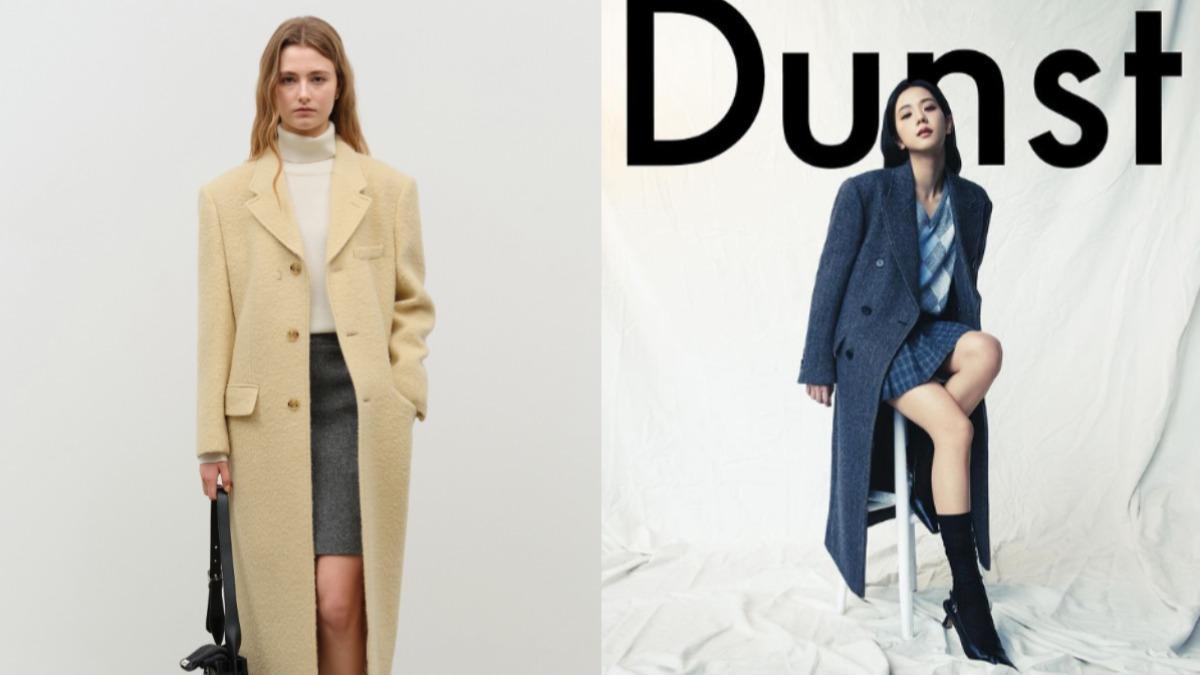 Jisoo在2023年成為Dunst的品牌代言人。(圖/翻攝自Dunst IG、官網)