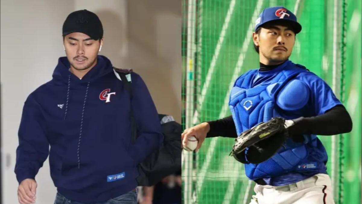 林家正穿著的Alo單品引起了女網友們的熱烈讚美。（圖／翻攝自IG@cpbl_official、p12.come_together）