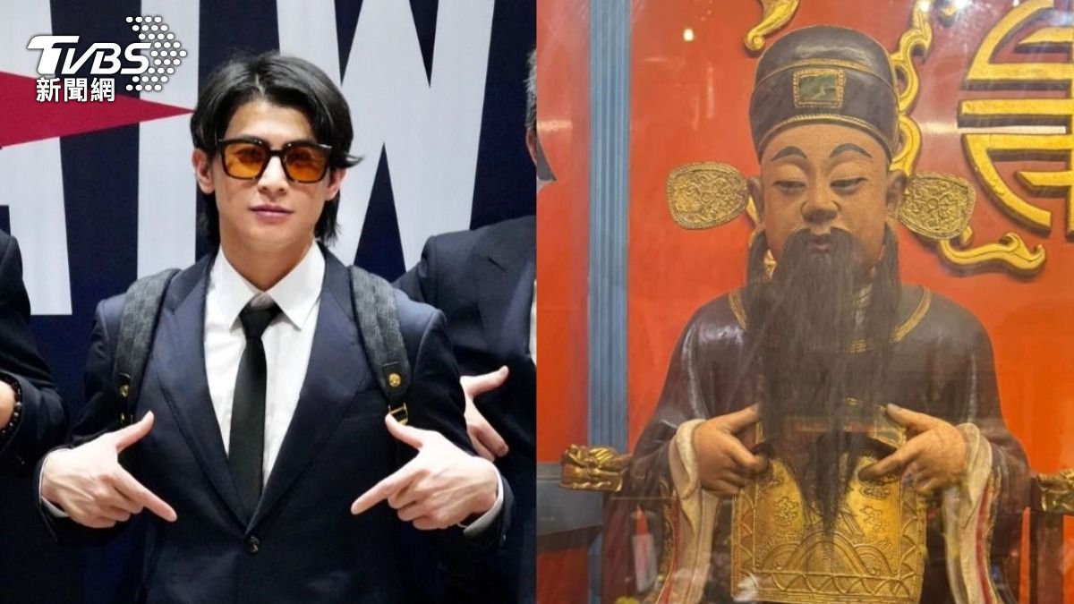 「神」巧合!陳傑憲Team Taiwan手勢 宮廟神明也比了