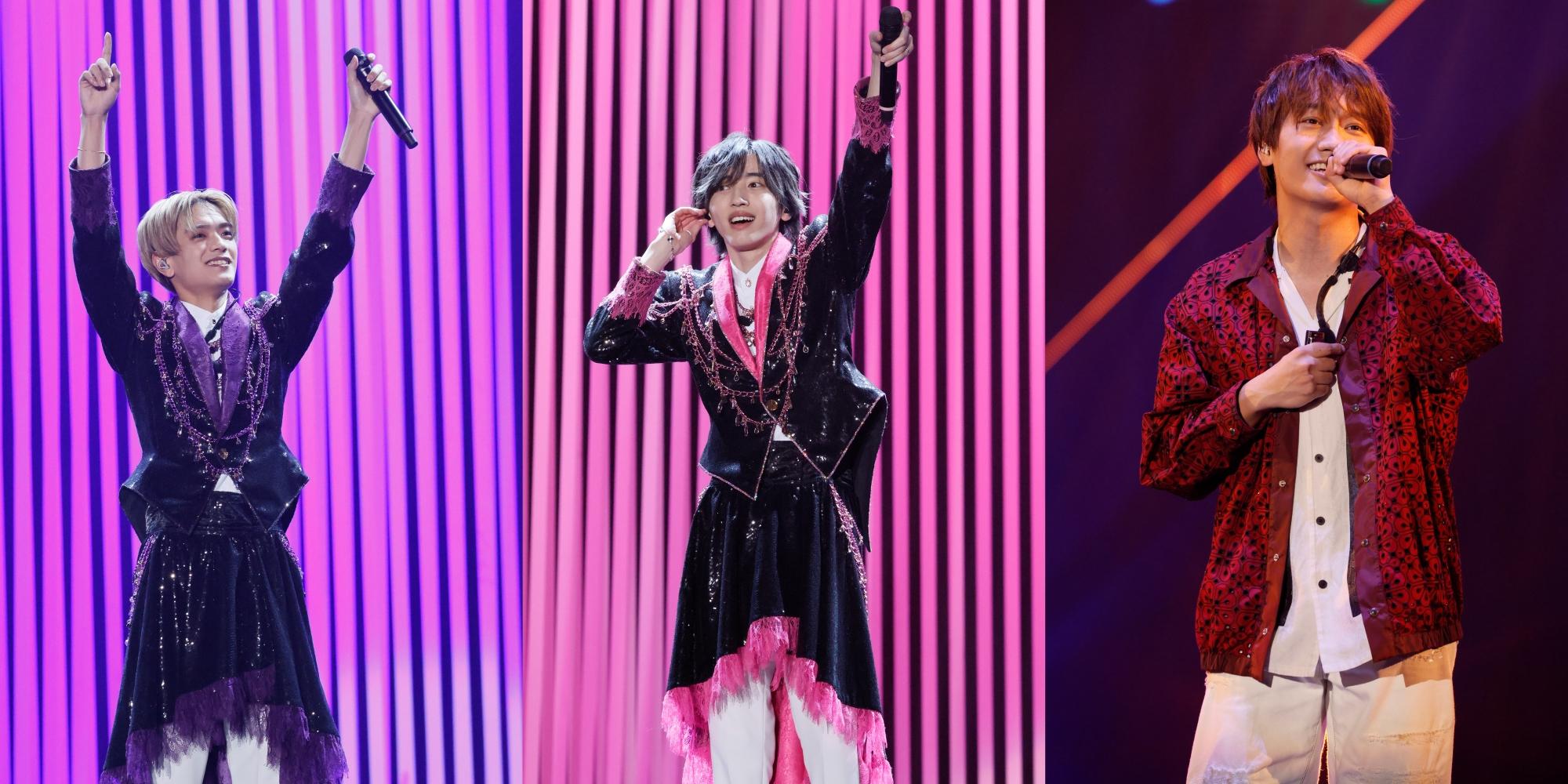 左起為高橋恭平、道枝駿佑、藤原丈一郎。(圖/大鴻藝術、超級圓頂提供)