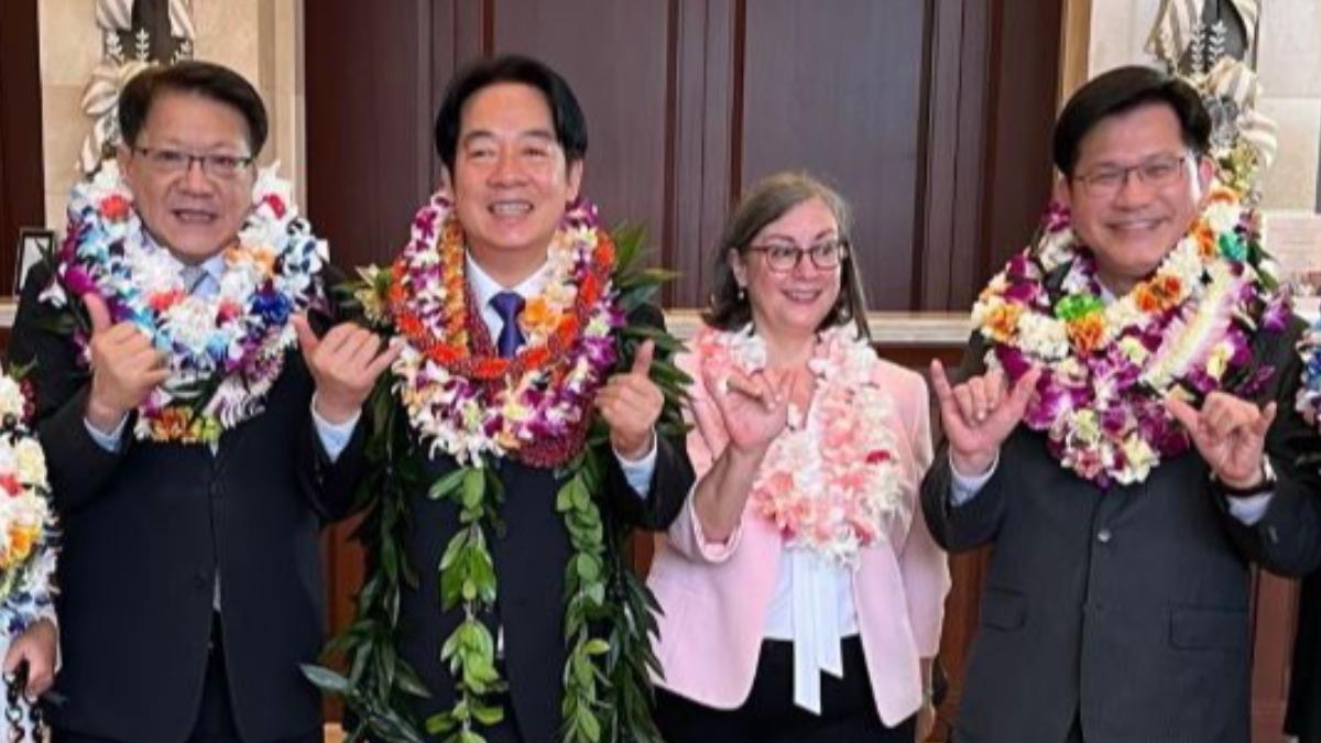 賴清德今抵夏威夷!AIT執行理事「登機迎接」