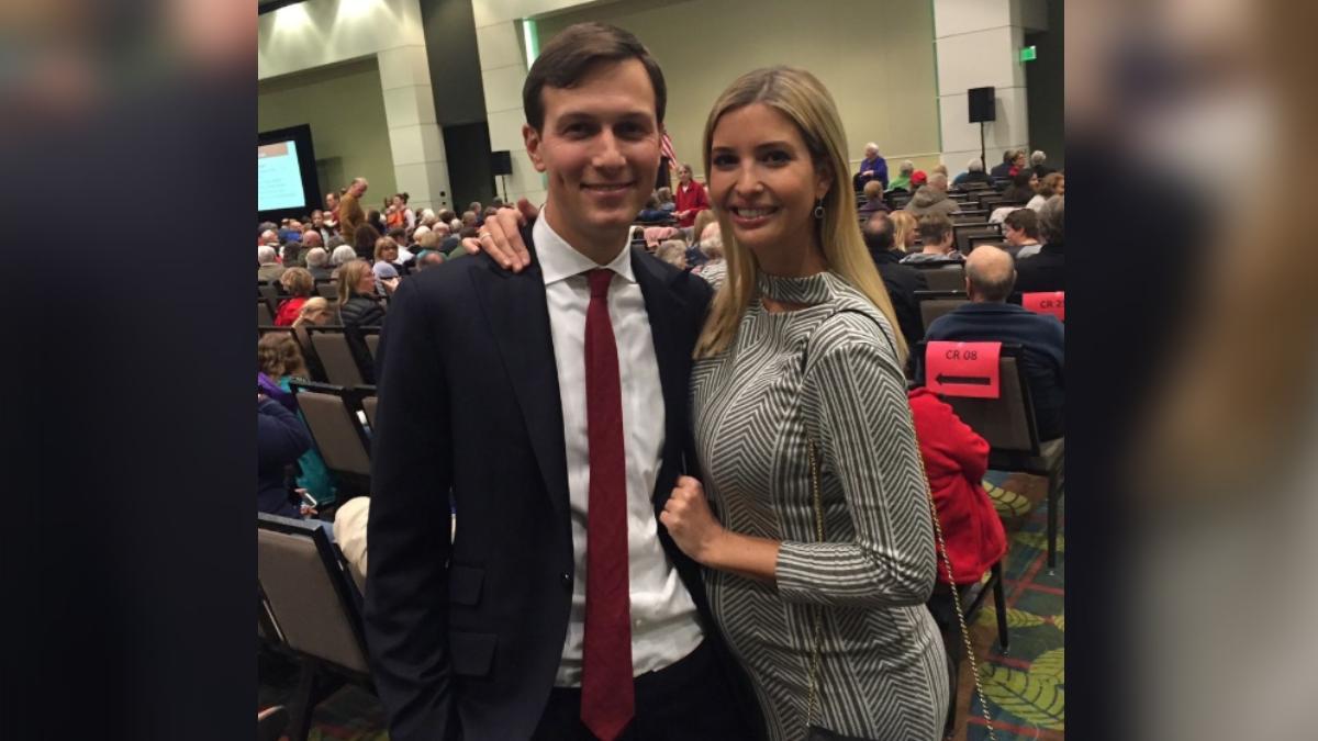 賈瑞德.庫許納(Jared Kushner)與川普女兒伊凡卡(Ivanka Trump)。(圖/翻攝自 IG@jaredckushner)