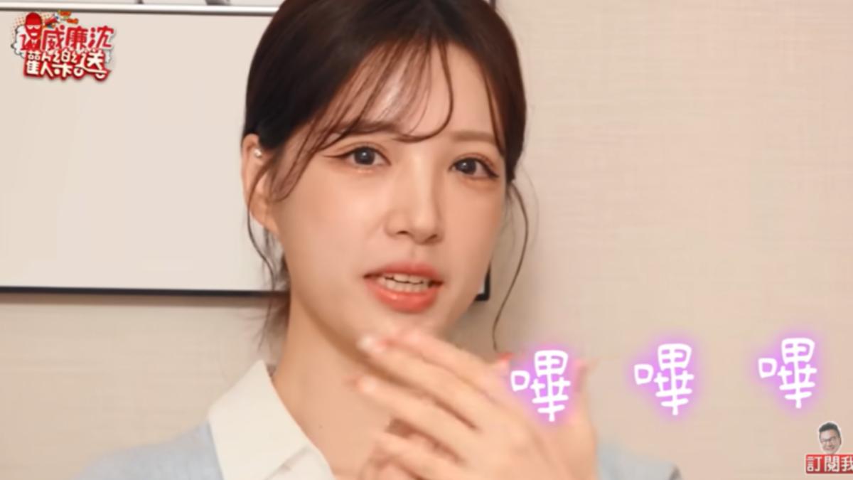 李晧禎被媽媽唸太愛講髒話。（圖／TVBS）