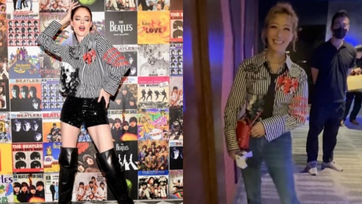 鄭秀文撞衫POSE女王!「牛仔褲+這些配件」穿出搖滾時尚感