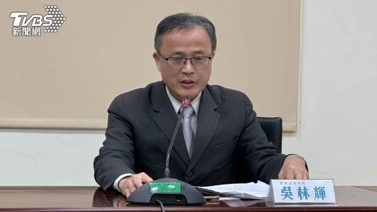 教育部學生事務及特殊教育司長吳林輝。（圖／劉庭宇攝）