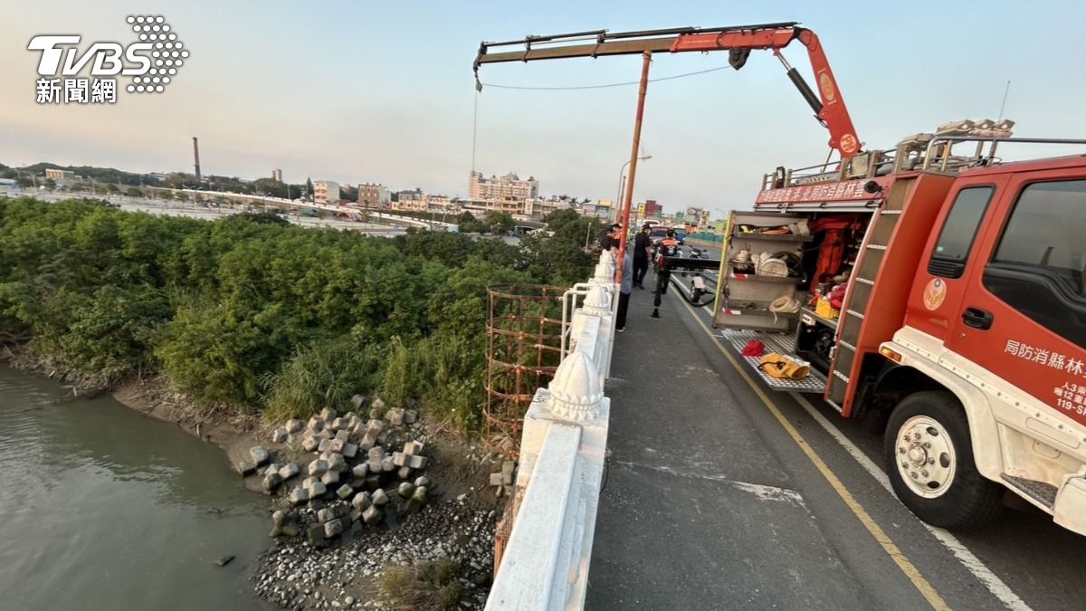 快訊/雲林19歲女大生墜橋 吊掛起已明顯死亡