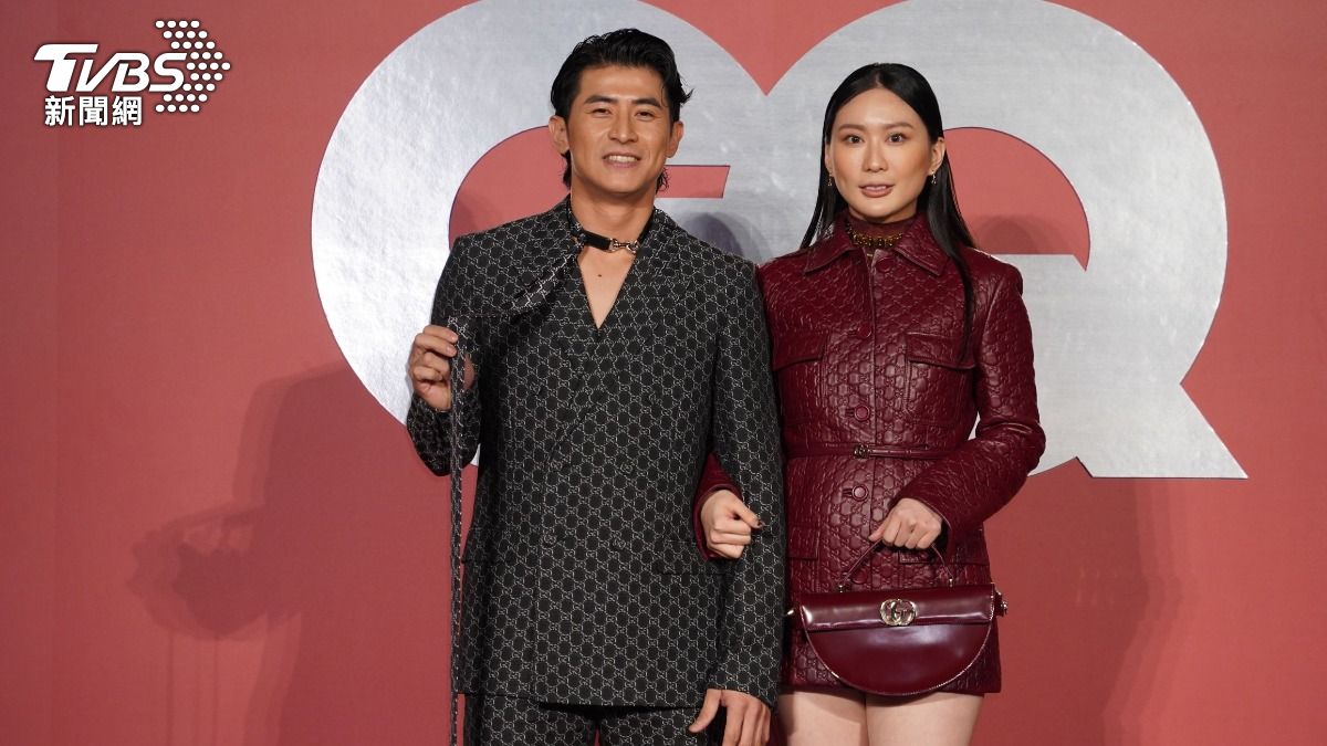 直擊/台灣隊長來了!陳傑憲牽愛妻走紅毯 老婆「辣露長腿」引尖叫