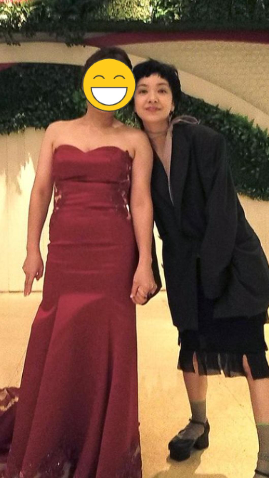 郭采潔回台參加閨密婚禮。(圖/翻攝自amberkuo2_019 IG)