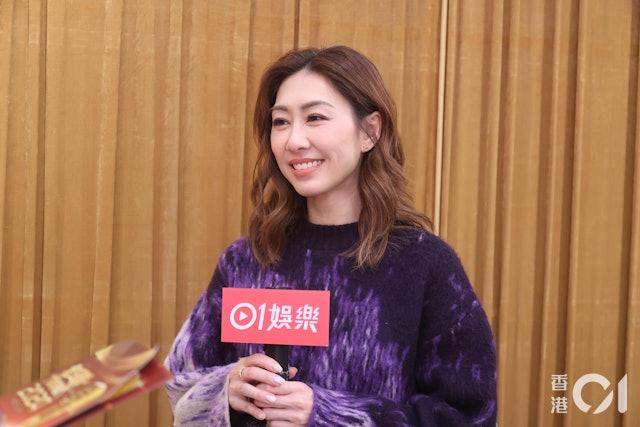 胡定欣接受《香港01》訪問。(圖/香港01提供)