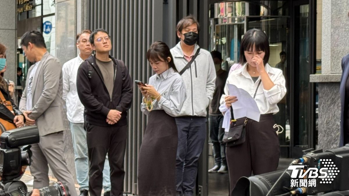 今天的記者會已經可以看到張彤忙進忙出的身影。(圖/劉庭宇攝)