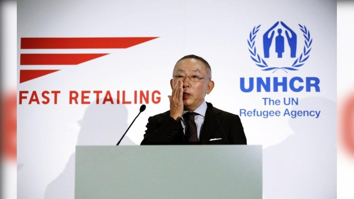 日本快時尚服飾品牌UNIQLO創辦人柳井正。(圖/達志影像路透社)