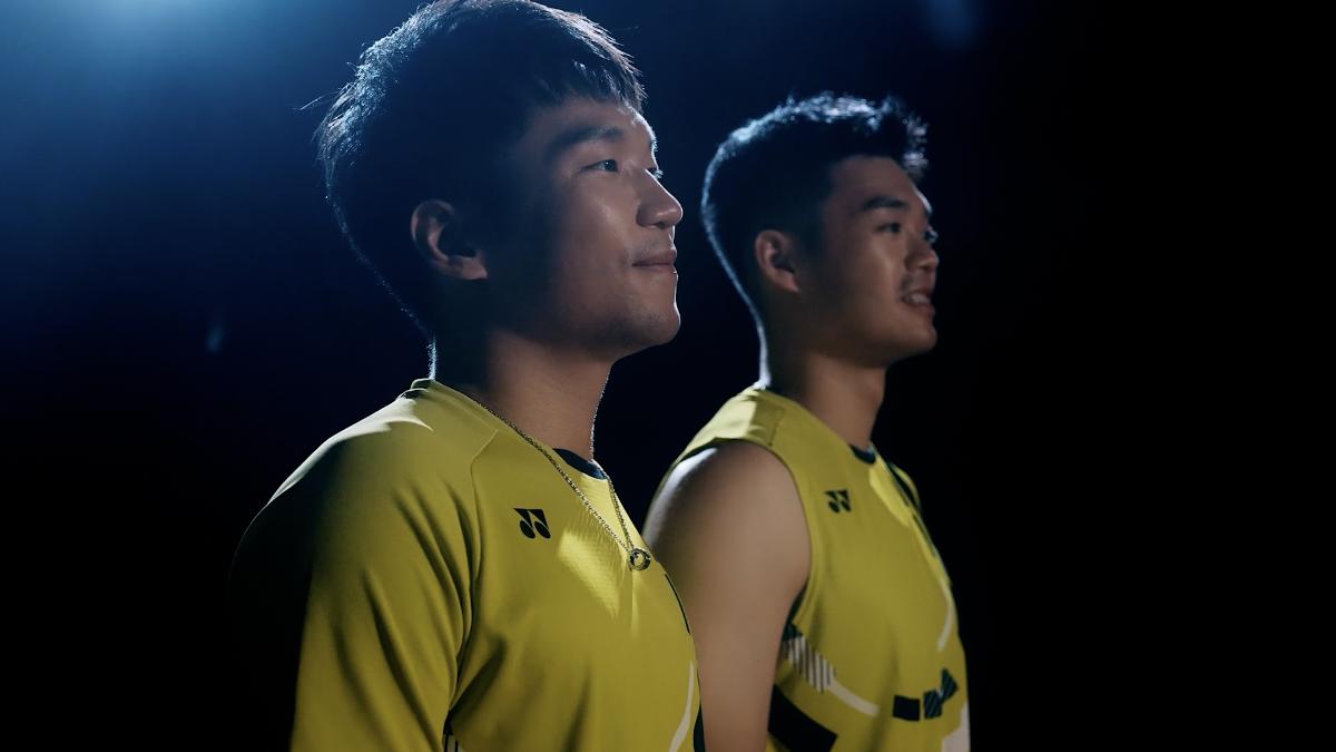 2024巴黎奧運金牌組合李洋與王齊麟驚喜現身「2025臺北最High新年城」形象影片。(圖/觀傳局提供)