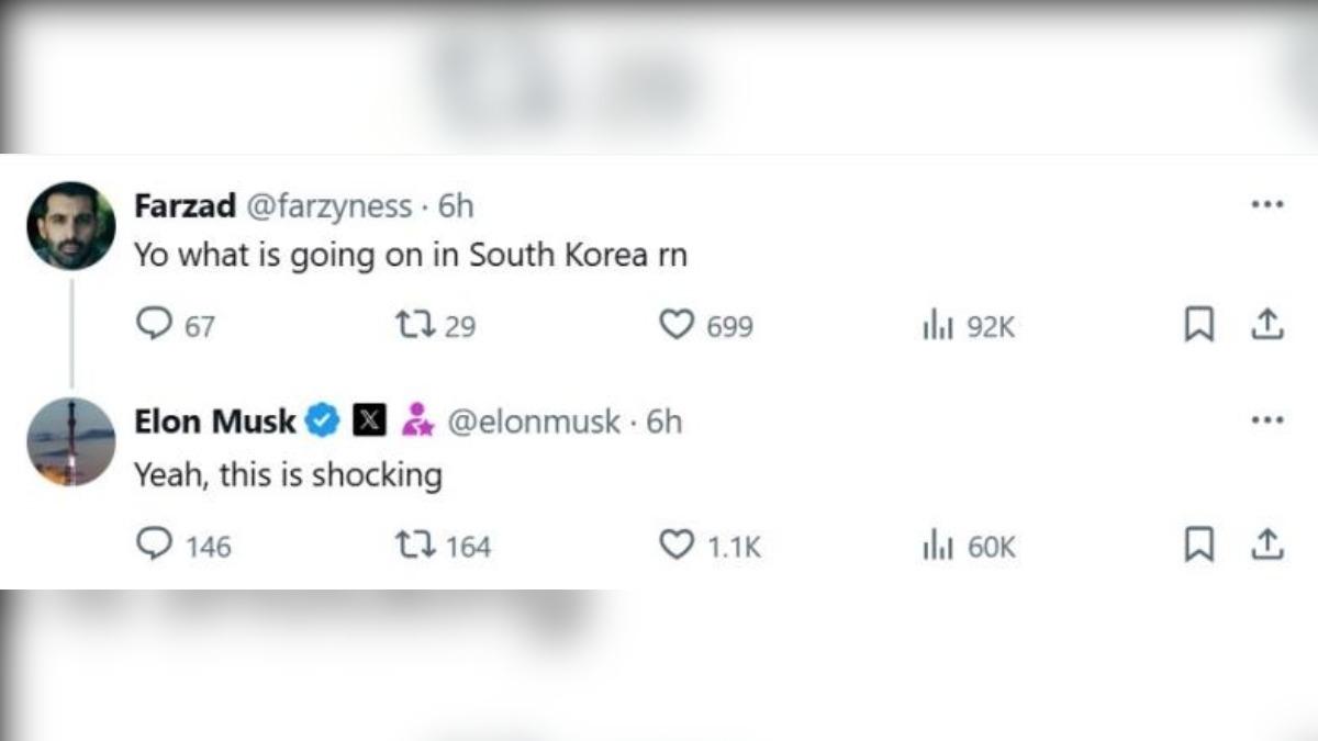 馬斯克在X上回覆網友。（圖／翻攝自X@elonmusk）