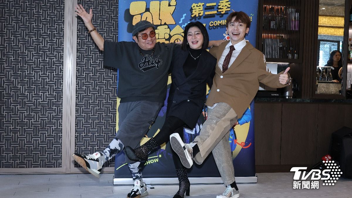 許效舜、王彩樺、黃豪平出席記者會。(圖/張哲鳴攝)