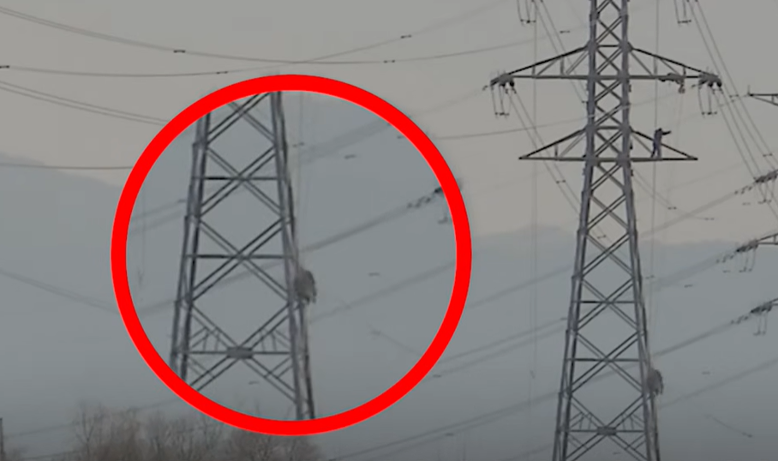 北韓拆電塔出事了！工人從10公尺高墜落生死未卜　驚悚影片曝光