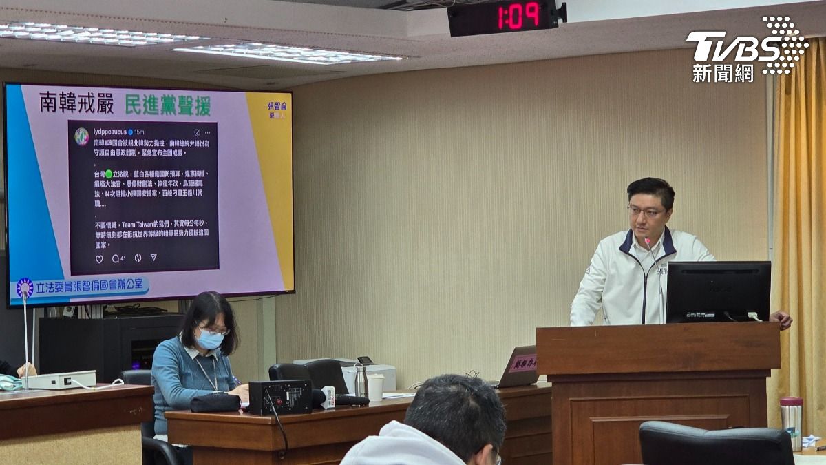 國民黨立委張智倫。（圖／林茜妤攝）