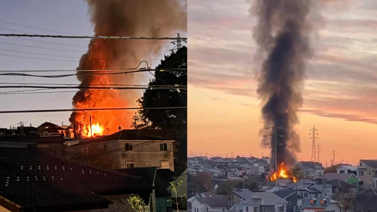 日本橫濱住宅區大火「傷亡不明」 烈焰吞噬至少8棟建築傳爆炸聲