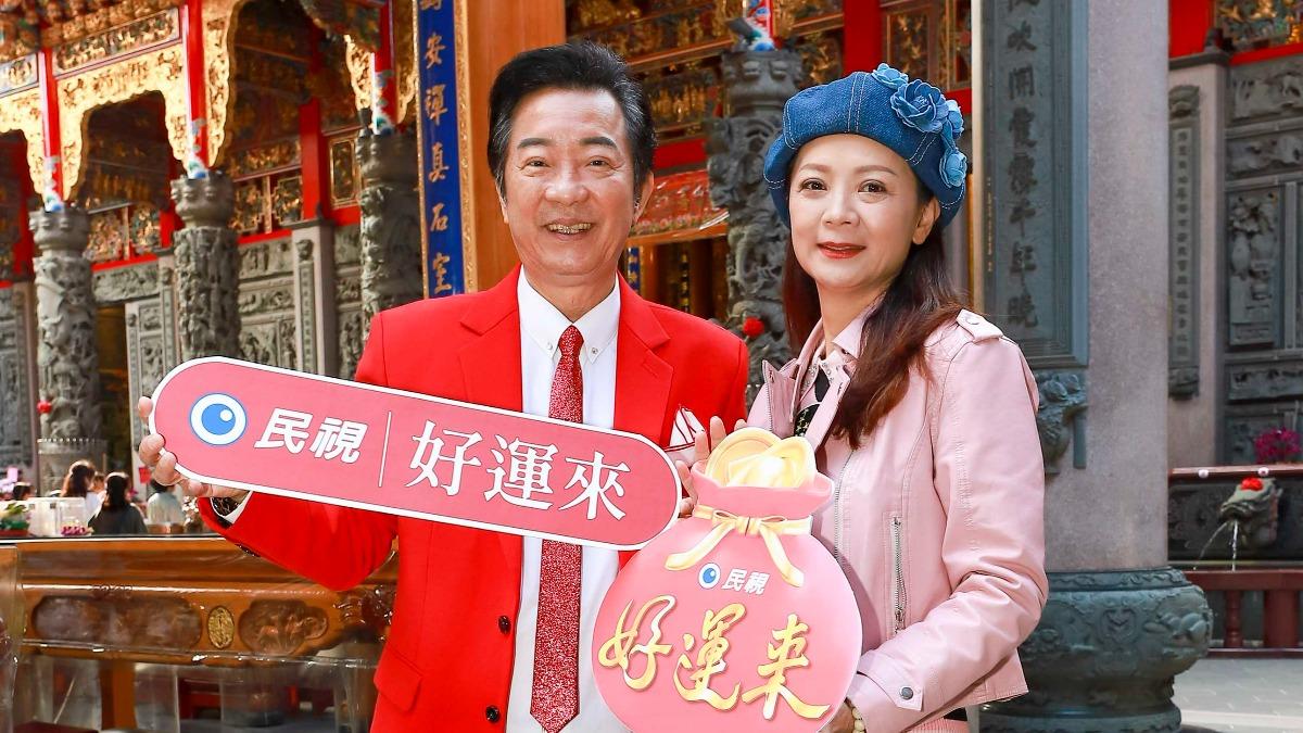 高群(左)、高欣欣首度合作。(圖/民視提供)