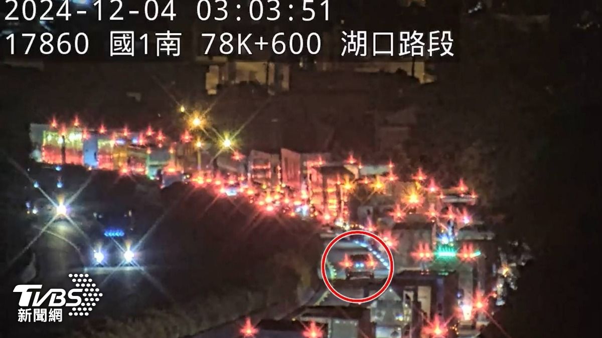 陳梅慧命喪國道「被消失」的撞擊畫面曝　前方回堵停下慘遭追撞