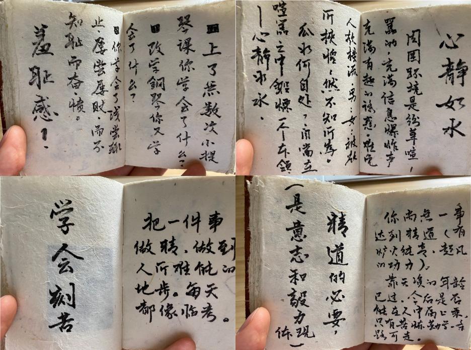 薄瓜瓜曬出母親谷開來寫給他的家書。(圖/翻攝自X)