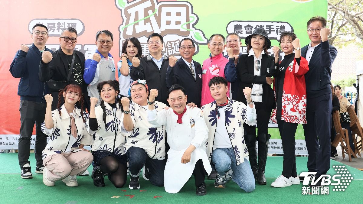 《瓜田冠軍的誕生》在圓山花博錄影。(圖/張哲鳴攝)