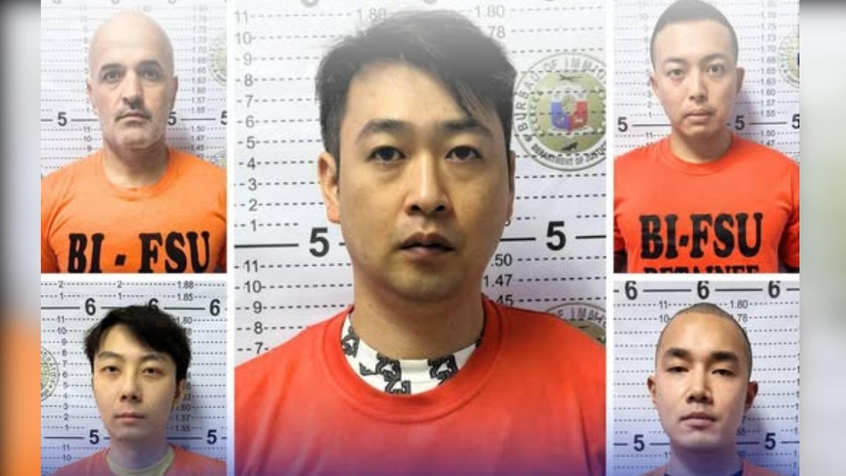 菲律賓逮捕5名外籍通緝犯 台灣2名「竹聯幫」涉詐欺也被逮