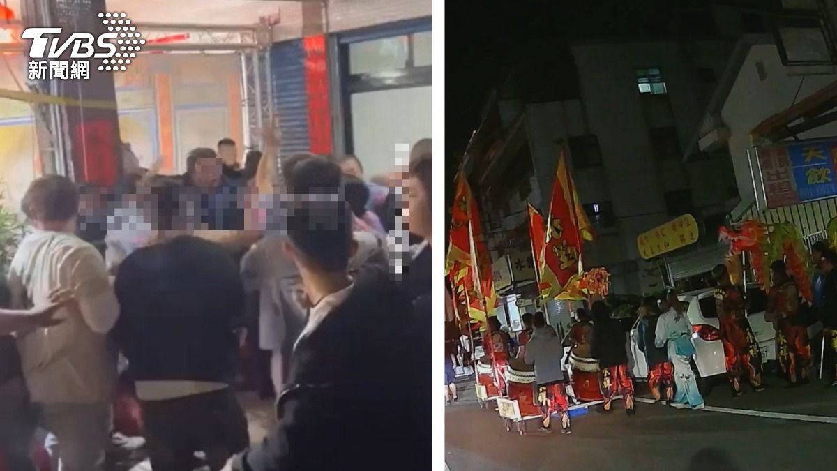 被嫌接駕不專業!台中廟會抄椅子混戰 勇父護子頭部受傷